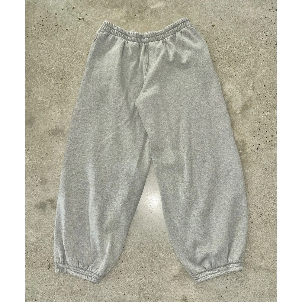 Free People XS All Star Sweatpants Heathered Gray VGUC Missing Drawstring